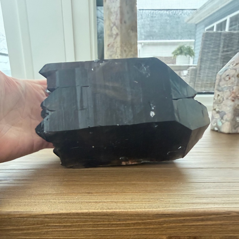 Large Smoky Quartz Crystal Cluster